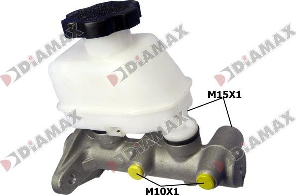 Diamax N04554 - Galvenais bremžu cilindrs autodraugiem.lv