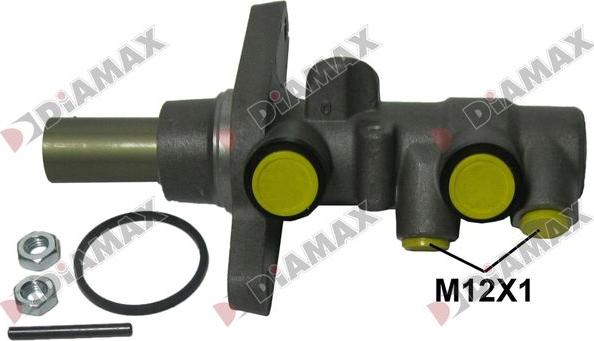 Diamax N04519 - Galvenais bremžu cilindrs autodraugiem.lv