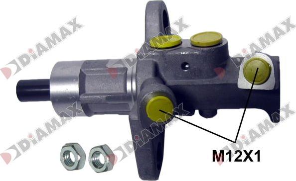 Diamax N04518 - Galvenais bremžu cilindrs autodraugiem.lv