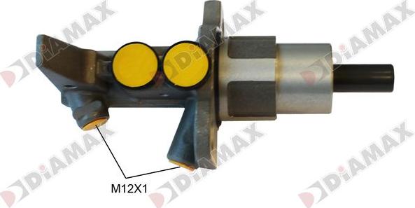 Diamax N04627 - Galvenais bremžu cilindrs autodraugiem.lv