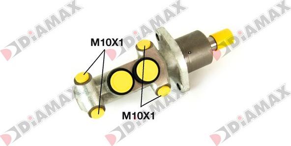 Diamax N04042 - Galvenais bremžu cilindrs autodraugiem.lv