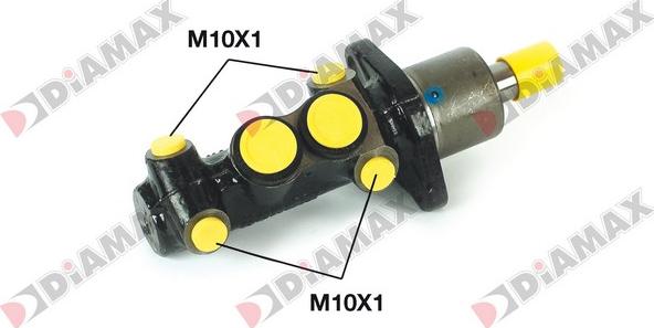 Diamax N04036 - Galvenais bremžu cilindrs autodraugiem.lv