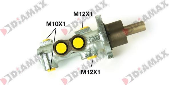 Diamax N04026 - Galvenais bremžu cilindrs autodraugiem.lv