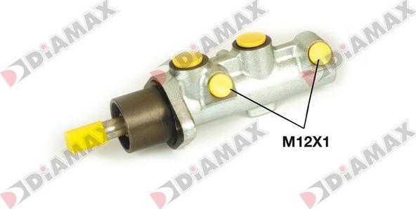 Diamax N04345 - Galvenais bremžu cilindrs autodraugiem.lv