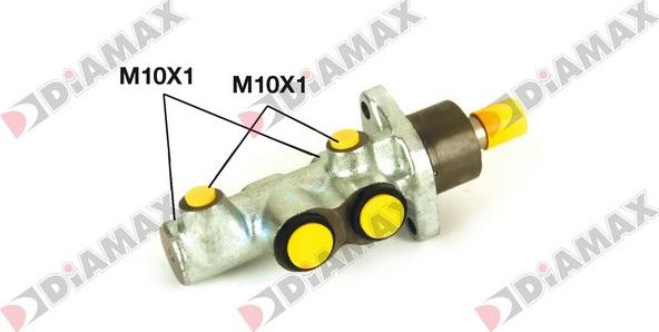 Diamax N04340 - Galvenais bremžu cilindrs autodraugiem.lv