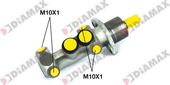 Diamax N04339 - Galvenais bremžu cilindrs autodraugiem.lv