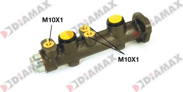 Diamax N04338 - Galvenais bremžu cilindrs autodraugiem.lv