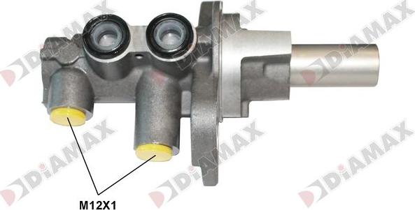 Diamax N04494 - Galvenais bremžu cilindrs autodraugiem.lv