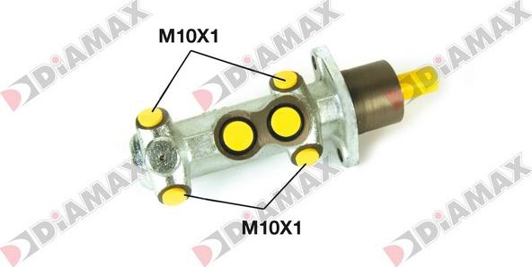 Diamax N04299 - Galvenais bremžu cilindrs autodraugiem.lv