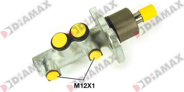 Diamax N04290 - Galvenais bremžu cilindrs autodraugiem.lv