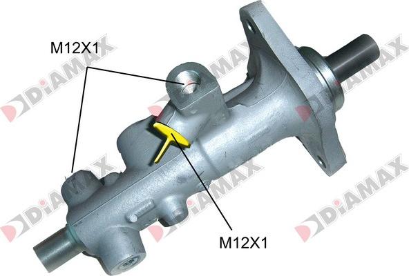 Diamax N04216 - Galvenais bremžu cilindrs autodraugiem.lv