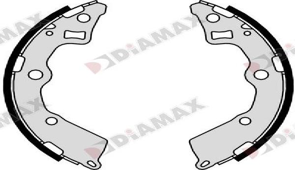 Diamax N01409 - Bremžu loku komplekts autodraugiem.lv
