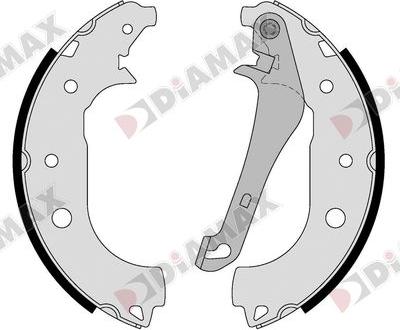Diamax N01425 - Bremžu loku komplekts autodraugiem.lv