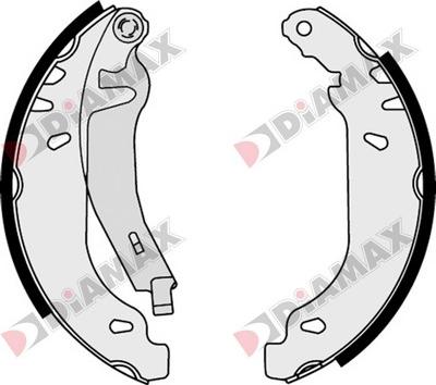 Diamax N01078 - Bremžu loku komplekts autodraugiem.lv