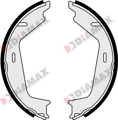 Diamax N01160 - Bremžu loku kompl., Stāvbremze autodraugiem.lv