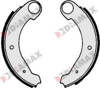 Diamax N01137 - Bremžu loku komplekts autodraugiem.lv