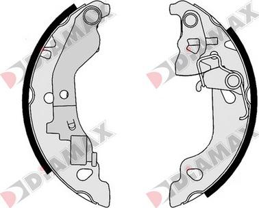 Diamax N01122 - Bremžu loku komplekts autodraugiem.lv