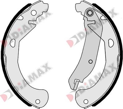 Diamax N01174 - Bremžu loku komplekts autodraugiem.lv