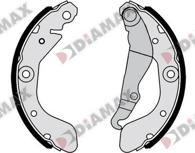 Diamax N01392 - Bremžu loku komplekts autodraugiem.lv