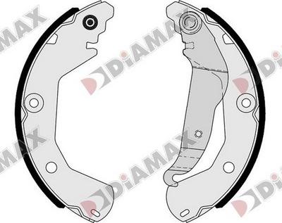 Diamax N01389 - Bremžu loku komplekts autodraugiem.lv