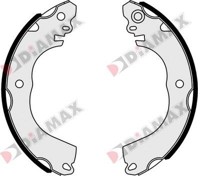 Diamax N01379 - Bremžu loku komplekts autodraugiem.lv