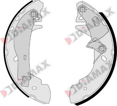 Diamax N01259 - Bremžu loku komplekts autodraugiem.lv