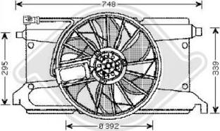 Diederichs 5618101 - Ventilators, Motora dzesēšanas sistēma autodraugiem.lv