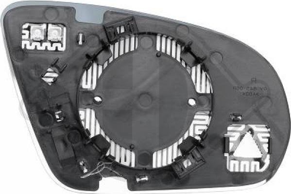 Diederichs 1673227 - Spoguļstikls, Ārējais atpakaļskata spogulis autodraugiem.lv