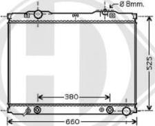 Diederichs 8658506 - Radiators, Motora dzesēšanas sistēma autodraugiem.lv