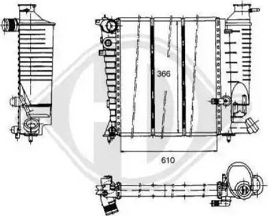 Diederichs 8104179 - Radiators, Motora dzesēšanas sistēma autodraugiem.lv