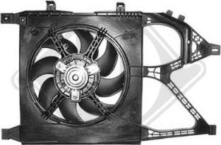 Diederichs 8181304 - Ventilators, Motora dzesēšanas sistēma autodraugiem.lv