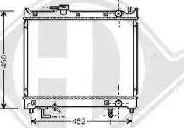 Diederichs 8136113 - Radiators, Motora dzesēšanas sistēma autodraugiem.lv