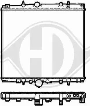 Diederichs 8349385 - Radiators, Motora dzesēšanas sistēma autodraugiem.lv