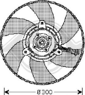 Diederichs 8220302 - Ventilators, Motora dzesēšanas sistēma autodraugiem.lv