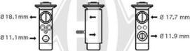 Diederichs DCE1055 - Izplešanās vārsts, Gaisa kond. sistēma autodraugiem.lv