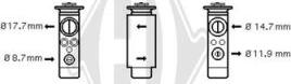 Diederichs DCE1065 - Izplešanās vārsts, Gaisa kond. sistēma autodraugiem.lv