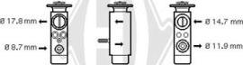 Diederichs DCE1005 - Izplešanās vārsts, Gaisa kond. sistēma autodraugiem.lv