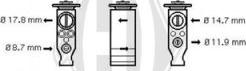 Diederichs DCE1025 - Izplešanās vārsts, Gaisa kond. sistēma autodraugiem.lv