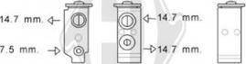 Diederichs DCE1117 - Izplešanās vārsts, Gaisa kond. sistēma autodraugiem.lv
