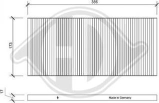 Diederichs DCI0014 - Filtrs, Salona telpas gaiss autodraugiem.lv