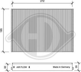 Diederichs DCI0154 - Filtrs, Salona telpas gaiss autodraugiem.lv