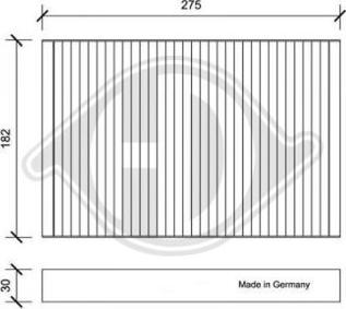 Diederichs DCI0168 - Filtrs, Salona telpas gaiss autodraugiem.lv