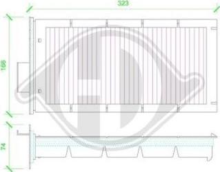 Diederichs DCI0114 - Filtrs, Salona telpas gaiss autodraugiem.lv