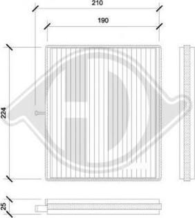 Diederichs DCI0841 - Filtrs, Salona telpas gaiss autodraugiem.lv