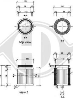 Diederichs DCI0826S - Filtrs, Salona telpas gaiss autodraugiem.lv