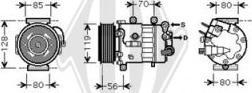 Diederichs DCK1452 - Kompresors, Gaisa kond. sistēma autodraugiem.lv