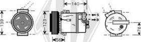 Diederichs DCK1418 - Kompresors, Gaisa kond. sistēma autodraugiem.lv