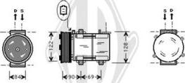 Diederichs DCK1258 - Kompresors, Gaisa kond. sistēma autodraugiem.lv