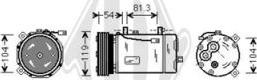 Diederichs DCK1252 - Kompresors, Gaisa kond. sistēma autodraugiem.lv
