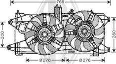 Diederichs DCL1094 - Ventilators, Motora dzesēšanas sistēma autodraugiem.lv